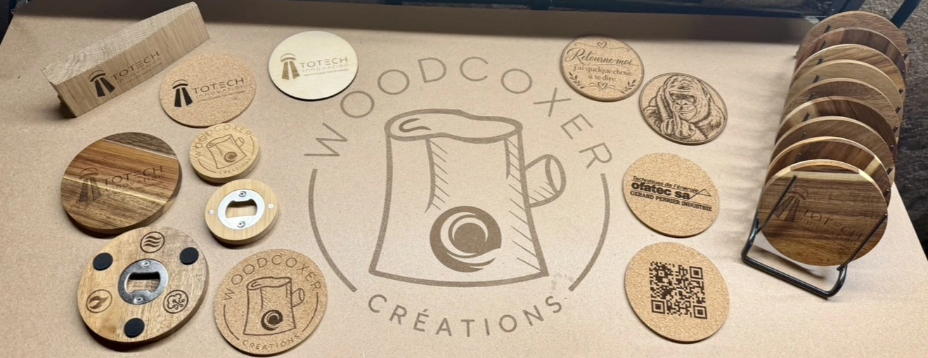 Créations Woodcoxer gravées