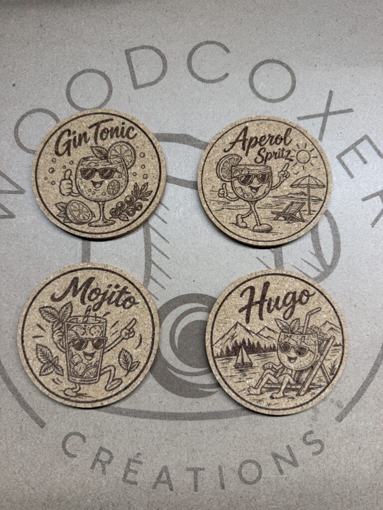 Collection Cocktails — lot de 4