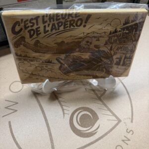 Planche en bambou personnalisée · 24 × 15 cm